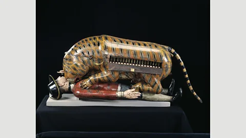 Victoria and Albert Museum, London The 1793 pipe organ known as Tippoo’s Tiger once was at the Company headquarters; today, it is at the V&A Museum in London (Credit: Victoria and Albert Museum, London)