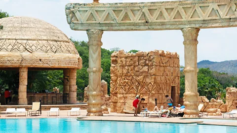 Hasan Doganturk/Alamy People enjoy poolside activites in sunny Johannesburg (Credit: Hasan Doganturk/Alamy)