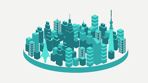 Where are the largest cities?