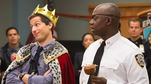Fox Brooklyn Nine-Nine has a lighthearted, comforting tone even as it features police officers solving grisly crimes (Credit: Fox)