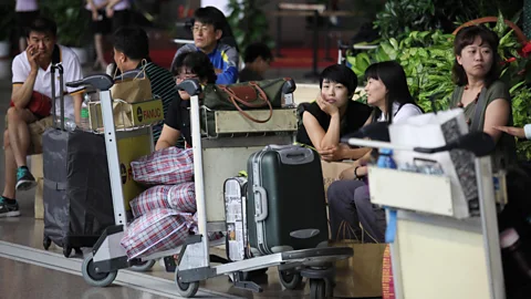 ChinaFotoPress/Getty Images Air travel has become increasingly chaotic and unreliable in recent years due to the China's chronically overcrowded skies. (Credit: ChinaFotoPress/Getty Images)