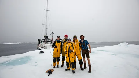 Daniel Hug The crew of the Barba. (Credit: Daniel Hug)