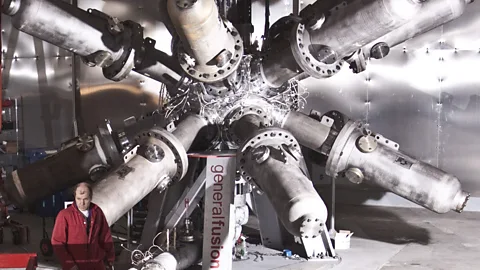 General Fusion Compression in the reactor at General Fusion must be timed perfectly otherwise the reaction will fail (Credit: General Fusion)