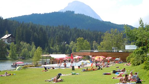 Freibad am Wildsee von Seefeld in Tirol
