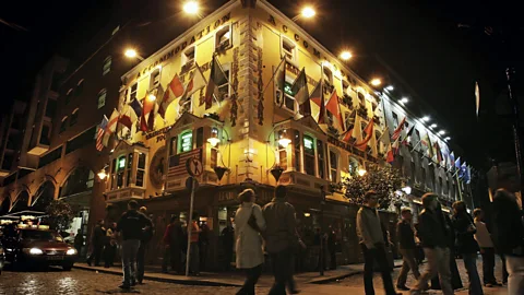 Peter Macdiarmid/Getty The Temple Bar area in Dublin is lively (Credit: Peter Macdiarmid/Getty)