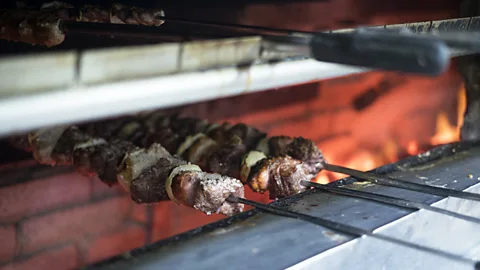 Roberto Baibich Churrascaria Barranco’s kitchen is equipped with a churrasqueira (Credit: Roberto Baibich)