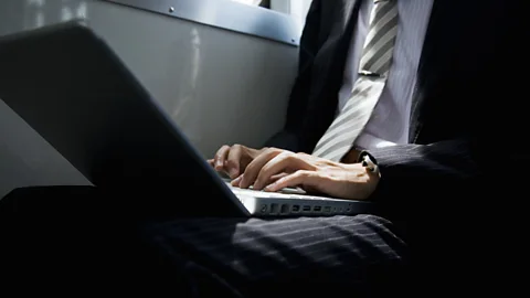 Getty Images More physical space - like the kind you can see out the window of the train - might be beneficial (Credit: Getty Images)