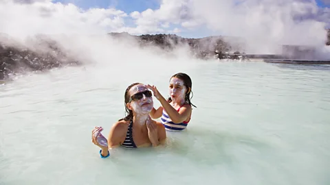 Neil Beckerman/Getty The Blue Lagoon brings happiness in many ways (Credit: Neil Beckerman/Getty)