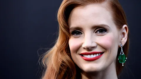 Getty Images Jade is popular with Hollywood celebrities too – Jessica Chastain wore jade earrings to the premiere of Interstellar in 2014 (Credit: Getty Images)