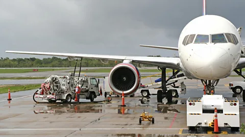 Getty Images The network brings aviation fuels from refineries right to where airliners are parked (Credit: Getty Images)