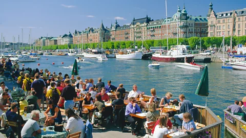 Alamy Summer heats up in Sweden's capital drawing in the crowds (Credit: Alamy)