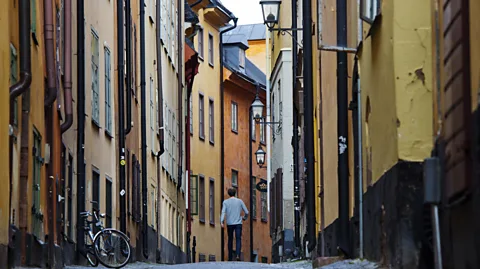 Getty Images Tightly packed period housing in Stockholm old town (Credit:Getty Images)