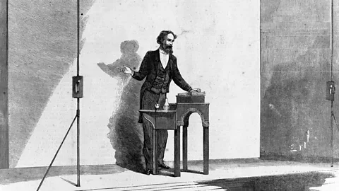 GL Archive/Alamy Charles Dickens at a reading (Credit: GL Archive/Alamy)