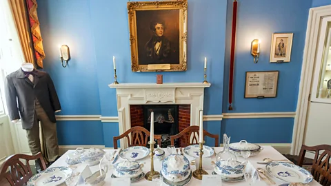 Steve Vidler/Alamy The dining room in the Dickens’s house in London, now the Charles Dickens Museum (Credit: Steve Vidler/Alamy)