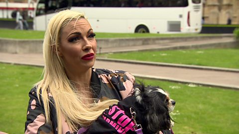 Jodie Marsh: OnlyFans helps pay for my Essex animal sanctuary - BBC News