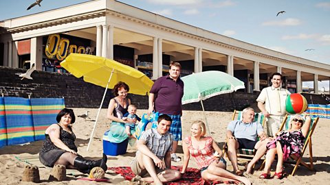 Photograph of the Gavin and Stacey cast