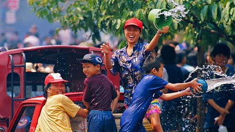 Alain Evrard/Alamy Songkran Water Festival is one of many national festivals celebrated in Chiang Mai (Credit: Alain Evrard/Alamy)