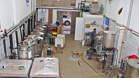 Dana Shemesh The Herzl Brewery is in the industrial neighbourhood of Talpiot (Credit: Dana Shemesh)