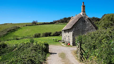 Kevin Britland/Alamy At first glance, the Lizard Peninsula, shown here just outside of Helston, seems to have more picturesque countryside than prehistoric surprises (Credit: Kevin Britland/Alamy)