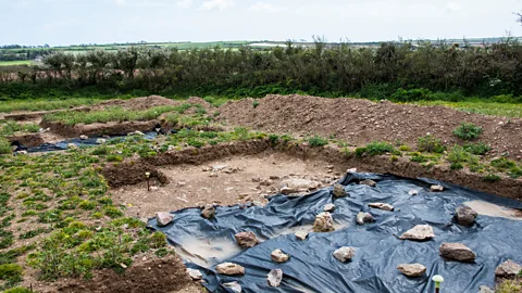 Amanda Ruggeri A trench from the excavation of Boden’s prehistoric settlement by Gossip and his team (Credit: Amanda Ruggeri)