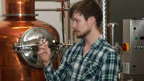 Gudmundur Sigurbjornsson Egill Thorkelsson (pictured), and his brother Halli  are the self-taught distillers behind Eimverk distillery near Reykjavik in Iceland. (Credit: Gudmundur Sigurbjornsson)