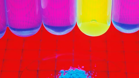 Alamy Beauty in a bottle or a test-tube? (Credit: Alamy)