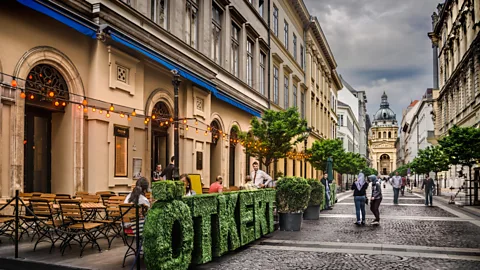 Domingo Leiva Nicolas/Getty Images In Budapest, non-polished façades can hide some of the city's charms. (Credit: Domingo Leiva Nicolas/Getty Images)