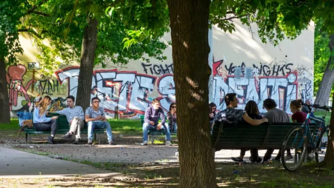 Lance Henderstein Parco delle Basiliche, the park behind Bar Rattazzo (Credit: Lance Henderstein)