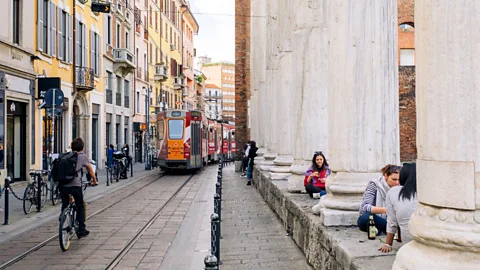 Lance Henderstein Colonne di San Lorenzo, Corso Ticinese (Credit: Lance Henderstein)