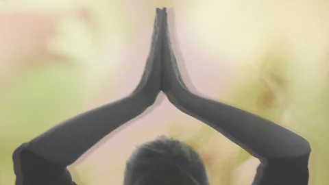 Getty Images/Olivia Howitt Hagberg Fisher would stay frozen in yoga poses for fear that death was imminent (Credit: Getty Images/Olivia Howitt)