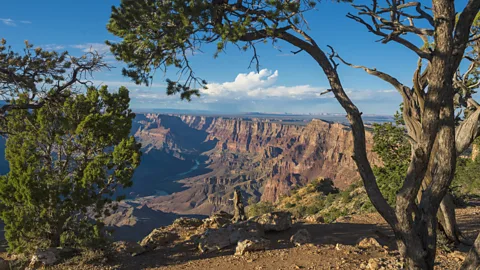 Stéphane Lemaire Cramer feeds off the prime views of the canyon (Credit: Stéphane Lemaire)