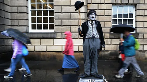 Jeff J Mitchell/Getty A street entertainer at the Edinburgh Fringe Festival (Credit: Jeff J Mitchell/Getty)