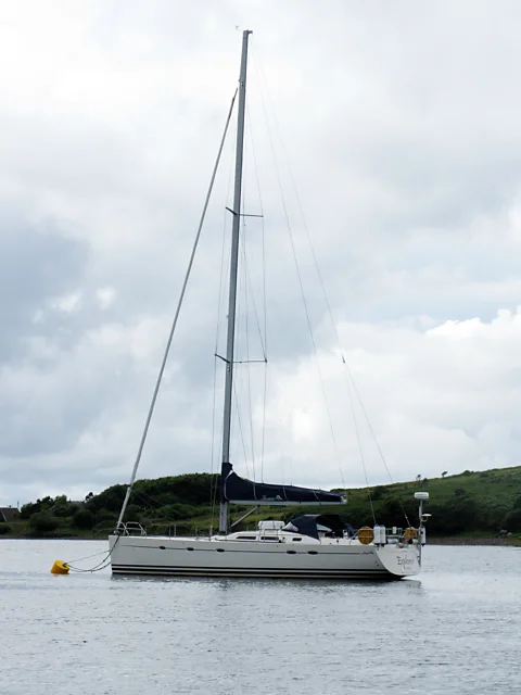 Peter Lynch Aaron O'Grady's 54ft yacht, The Explorer (Credit: Peter Lynch)