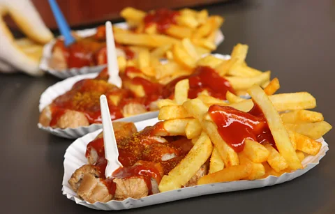 Adam Berry, Stringer/Getty Currywurst is so iconic to Berlin, there is even a museum dedicated to it (Credit: Adam Berry, Stringer/Getty)