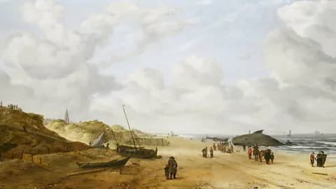 The Fitzwilliam Museum The Fitzwilliam Museum in Cambridge discovered a beached whale in Dutch marine artist Hendrick van Anthonissen’s View of Scheveningen Sands (Credit: The Fitzwilliam Museum)