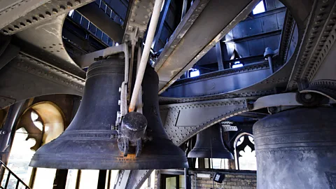 UK Parliament/Jessica Taylor One of the clock’s four quarter bells (Credit: UK Parliament/Jessica Taylor)