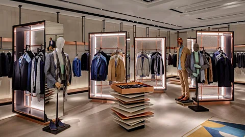 Harvey Nichols Knightsbridge Harvey Nichols customers use music-discovery app Shazam to identify the track wafting through the store’s music system. (Credit: Harvey Nichols Knightsbridge)