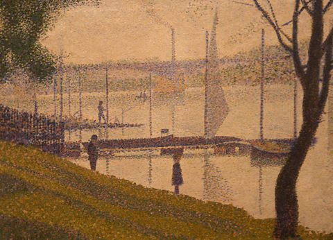 The Bridge at Courbevoie, Georges Seurat, 1887, oil on canvas, Active Museum / Alamy Stock Photo