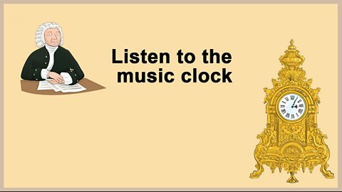 Listen to the music clock (backing track)