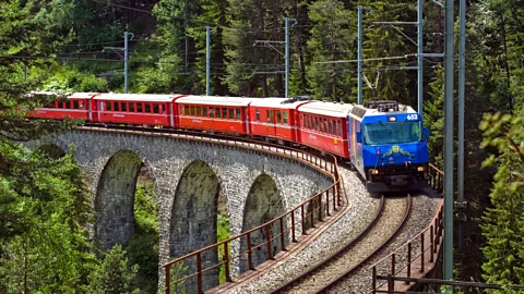 Olaf Protze/Alamy Swiss trains are highly efficient, as are the taxis (Credit: Olaf Protze/Alamy)