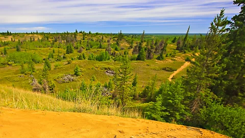 Alamy Much of the landscape in Manitoba, Canada is rugged and sparsely populated (Credit: Alamy)