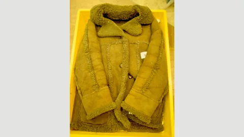 Michael Landy/Parisa Taghizadeh Landy’s father’s sheepskin coat was among the items shredded, torn, smashed and pulverised (Credit: Michael Landy/Parisa Taghizadeh)