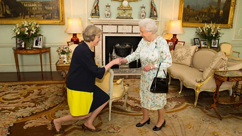 Getty Images Queen Elizabeth II granted Theresa May a private audience on 13 July, inviting her to form a new government (Credit: Getty Images)