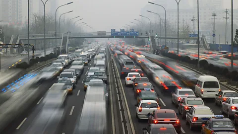 Alamy In a traffic jam? Mental forward planning during travel time makes a big difference in how we feel about our commutes. (Credit: Alamy)