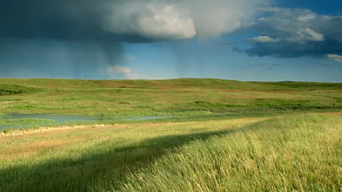 Getty Images The method was developed to try and break a drought in the US state of North Dakota (Credit: Getty Images)