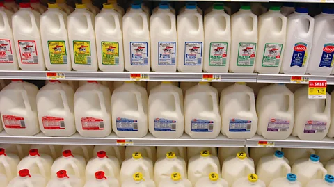 Alamy The price of milk is set by how much protein it contains, which means fraudsters may water it down – then add a protein like hydrolysed leather hide (Credit: Alamy)