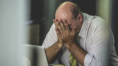 iStock If you tend to feel angry or frustrated, even mindless weekend activities like watching TV might not take your mind off work (Credit: iStock)