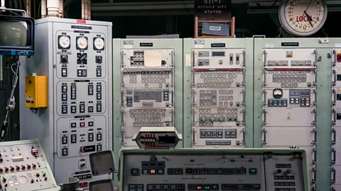 Chris Hinkle The control room has an array of analogue switches and dials (Credit: Chris Hinkle)