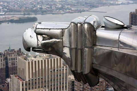 Art Deco eagle sculpture, Chrysler Building, Manhattan, New York, USA