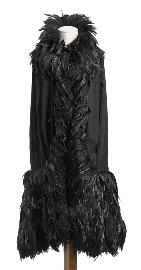 Black chiffon cape, Coco Chanel, c.1920s, (Christie's Images / Bridgeman Images)